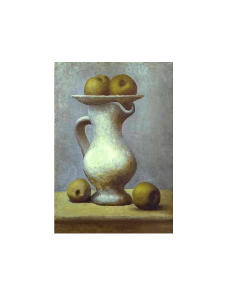 Obrazy Martwa natura z dzbanem i jabłkami Format 50 x 70 | Reprodukcje,  ręcznie malowane - Galeria Art Emi