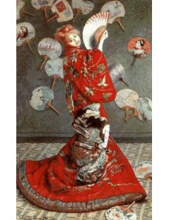 Tytuł: Japonka ( Portret Camille Monet ), Autor: Claude Monet