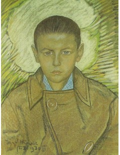 Tytuł: Portret Jerzego Burnata, Autor: Stanisław Witkacy
