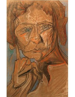 Tytuł: Portret Kazimiery Żuławskiej, Autor: Stanisław Witkacy