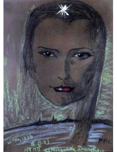 Tytuł: Portret Marii Kamińskiej, Autor: Stanisław Witkacy