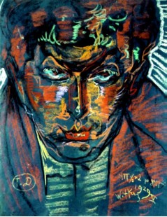 Tytuł: Portret męski, Autor: Stanisław Witkacy