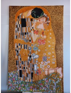 Tytuł: Duży obraz, Pocałunek, The Kiss Gustav Klimt, Autor: Emilia Czupryńska