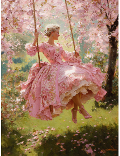 Tytuł: Dziewczyna w pięknej sukni, Barok, Autor: 