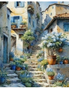 Tytuł: Niebieskie wspomnienie z wakacji, Autor: 