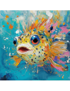 Tytuł: Kolorowa rybka, dobry prezent, Autor: 