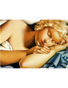 Tytuł: Śpiąca kobieta, Autor: Tamara de Lempicka