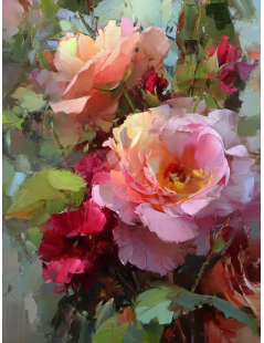 Tytuł: Róże herbaciane, Autor: 